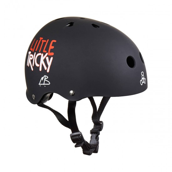 BMX Little Tricky - Triple Eight Edition Kids, Lastekiiver (50-56), Black Matte