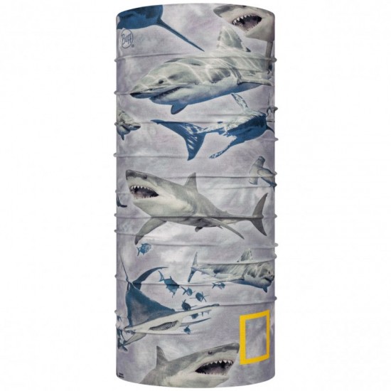 BUFF - CoolNet UV®, Jr NatGeo™ Sile Light Grey, Neckwear