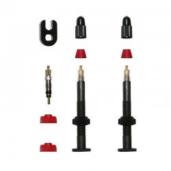 Barbieri pink - Carbonaria Tubeless Tyre Carbon Presta Valve 45mm
