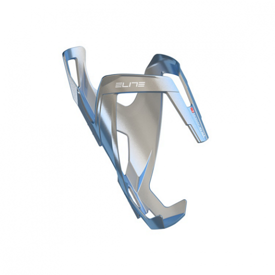 ELITE - Bottle Cage Vico Carbon Grey Metal Wh graphic