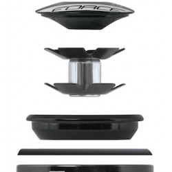FORCE - Headset AHEAD 1 1/8'' Fe, Black