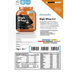 NAMEDSPORT - HIGH WHEY - DARK CHOCOLATE - 1KG
