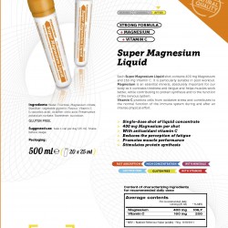 NAMEDSPORT - MAGNESIUM LIQUID + VITAMIN B6 - 25ML