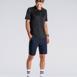 FUSION - Mens Recharge Polo, Color: Black