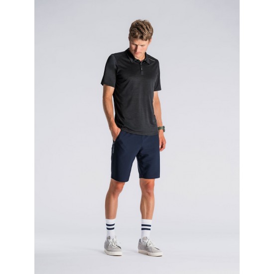 FUSION - Mens Recharge Polo, Color: Black