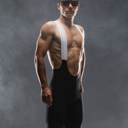 FUSION - Mens Tempo! Pro Bib Shorts Color: Black