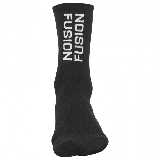 FUSION PWR CYCLE SOCK MW, Color: Black