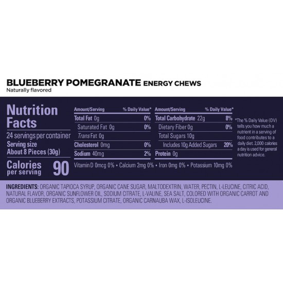 GU Energy - Energy Chews - Blueberry Pomegranate