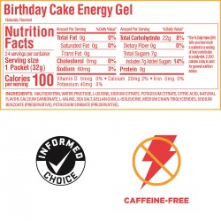 GU Energy - Energy Gel - Birthday Cake, 32g