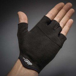 GRIPGRAB - Aerolite InsideGrip™ Short Finger Summer Gloves, Size: L, Color: Black