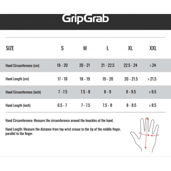 GRIPGRAB - Aerolite InsideGrip™ Short Finger Summer Gloves, Size: L, Color: Black