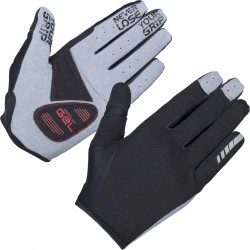 GripGrab - Shark Padded Full Finger Summer Gloves, Size: M, Color: Black