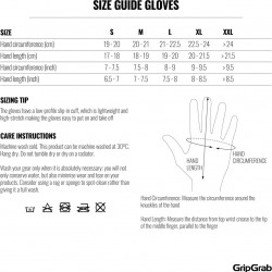 GripGrab - Shark Padded Full Finger Summer Gloves, Size: M, Color: Black