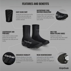 GripGrab - Ride Waterproof Black XXL Kingakatted