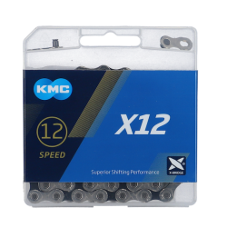 KMC - Chain, 12 speed X12, silver/black