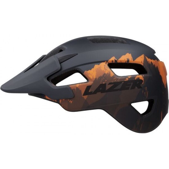 Lazer - Helmet Chiru CE-CPSC, Cobalt Orange, M (55-59CM)