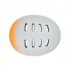 Lazer - Helmet One+ CE-CPSC, Silver Orange, M (55-59CM)