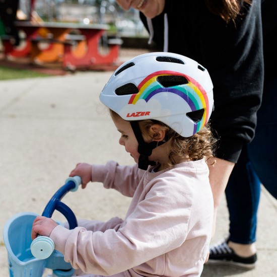 LAZER - Pnut KinetiCore, Helmet, Rainbow, Unisize (46-52CM)