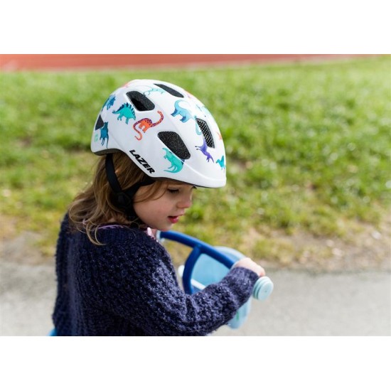 LAZER - Pnut KinetiCore, Helmet, Dinosaurs, Unisize (46-52CM)