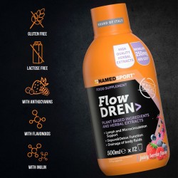 NAMEDSPORT - FLOW DREN - JUICY BERRIES FLAVOUR - 500ml