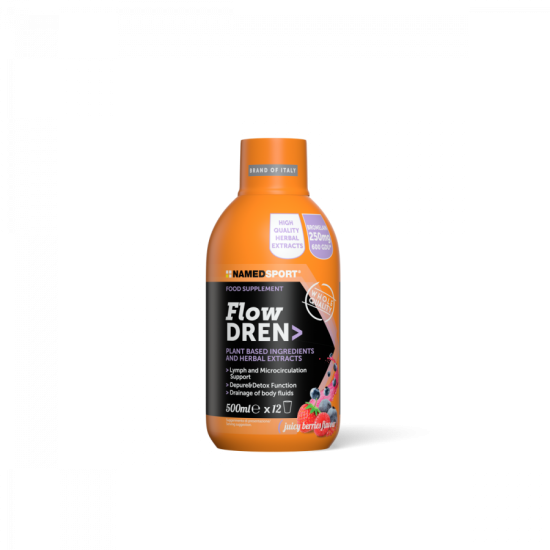 NAMEDSPORT - FLOW DREN - JUICY BERRIES FLAVOUR - 500ml