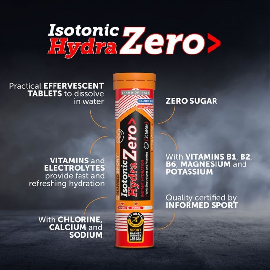 NAMEDSPORT - ISOTONIC HYDRA ZERO - ORANGE - 20 TABLETS