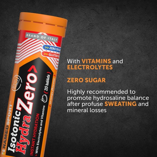 NAMEDSPORT - ISOTONIC HYDRA ZERO - ORANGE - 20 TABLETS