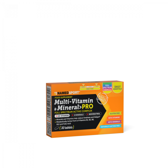 NAMEDSPORT - MULTI-VITAMIN & MINERAL, PRO - 30CPR