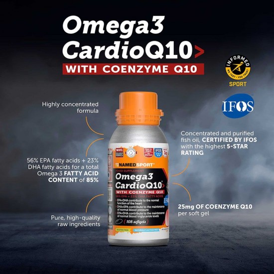 NAMEDSPORT - OMEGA 3 CARDIO Q10 - 108 SOFTGELS