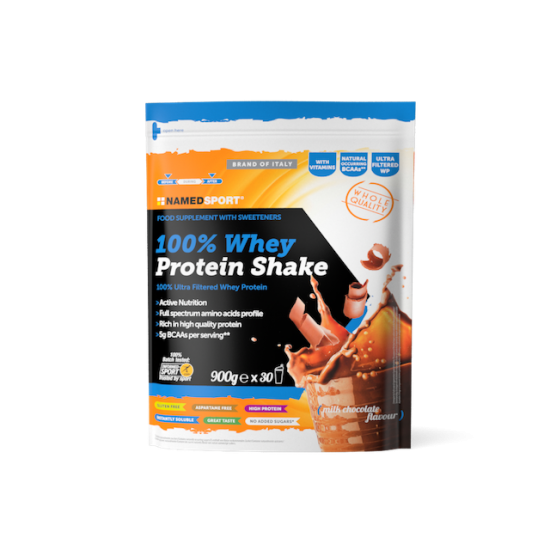 NAMEDSPORT - 100% WHEY PROTEIN SHAKE - MILK CHOCOLATE - 900G