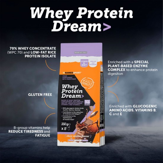 NAMEDSPORT - WHEY PROTEIN DREAM - CHOCO MOUSSE - 350G