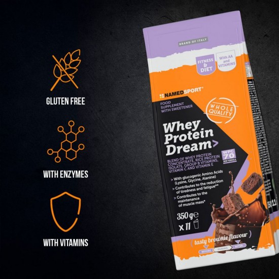 NAMEDSPORT - WHEY PROTEIN DREAM - TASTY BROWNIE - 350G