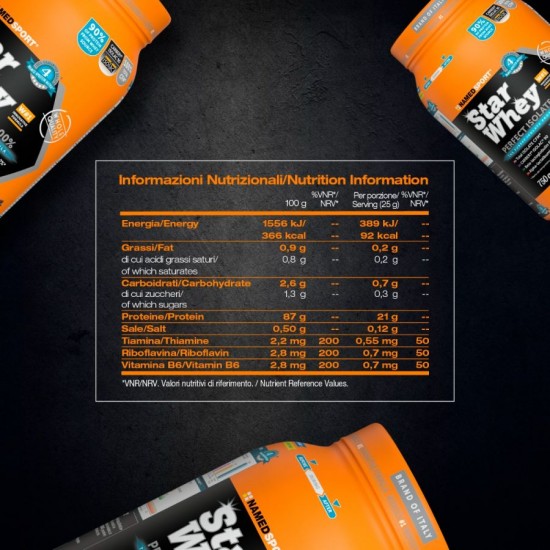 NAMEDSPORT - STAR WHEY ISOLATE - VANILLA - 750G