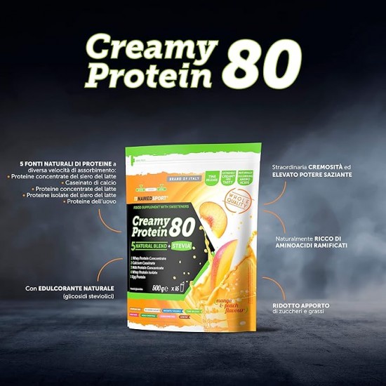 NAMEDSPORT - CREAMY PROTEIN - MANGO PEACH - 500G