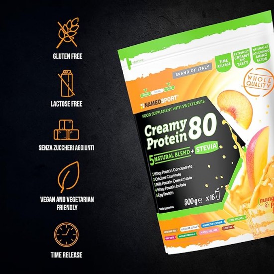 NAMEDSPORT - CREAMY PROTEIN - MANGO PEACH - 500G