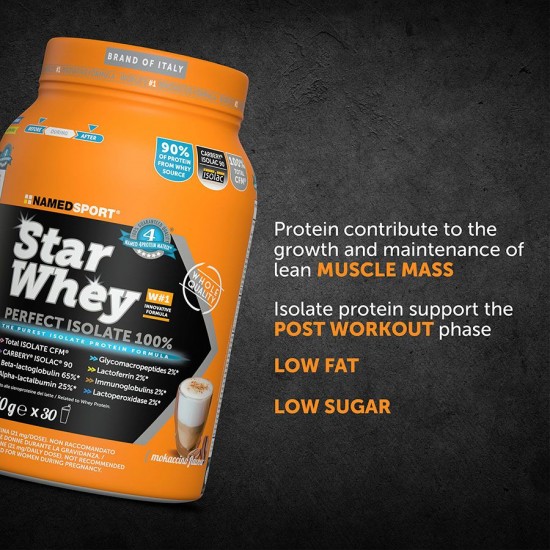 NAMEDSPORT - STAR WHEY ISOLATE - MOKACCINO CREAM - 750G