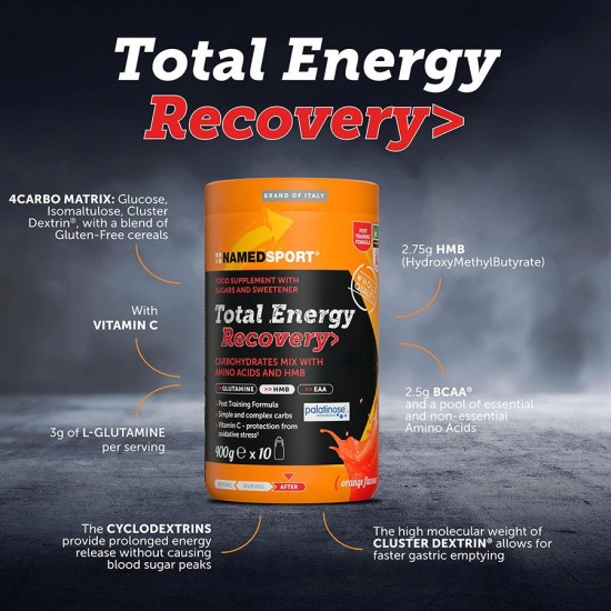 NAMEDSPORT - TOTAL ENERGY RECOVERY - ORANGE - 400G