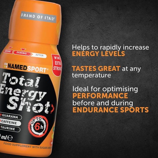 NAMEDSPORT - TOTAL ENERGY SHOT - ORANGE - 60ML