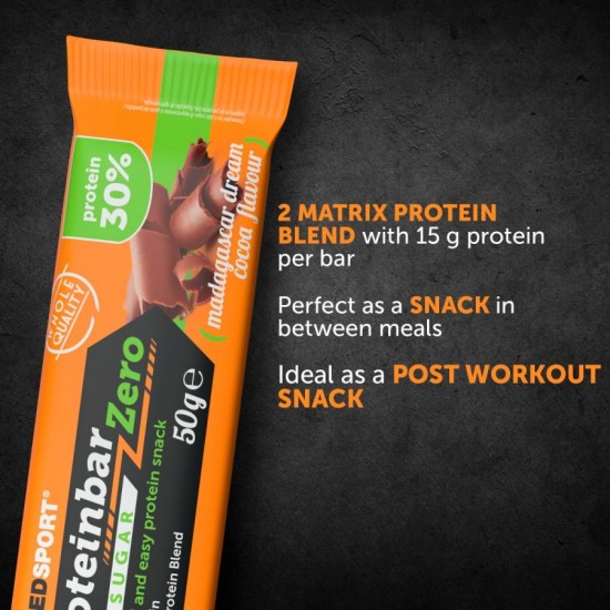 NAMEDSPORT - PROTEINBAR ZERO - MADAGASCAR DREAM COCOA - 50G