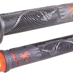 ODI - Grips Hucker Signature no Flange Käepidemed, 160 mm (Graphite/Orange)