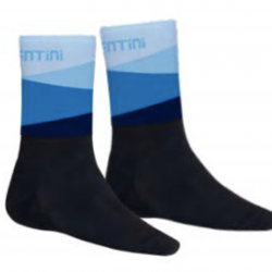 PARENTINI - CALZINO THERMASTAT ANDROMEDA AZZURRO  (Socks). Color: Black / Blue 