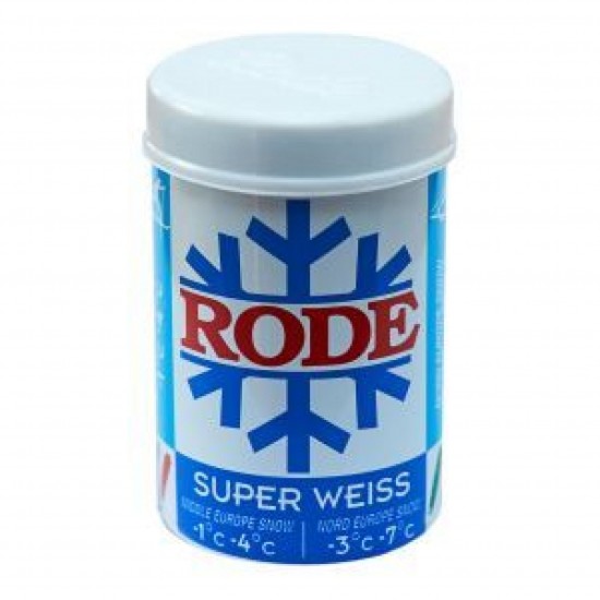 RODE - Stick blue super kick weiss wax -1° -4°C