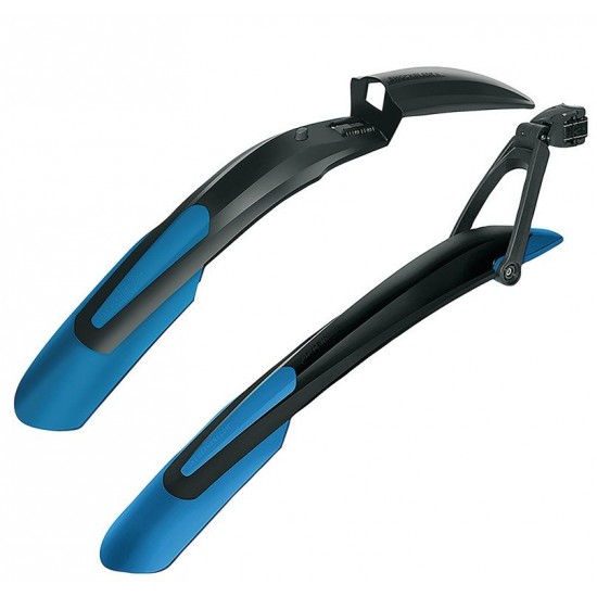 SKS - Mudguard set Blade Set Colour, 29"/27.5"+, 52-75mm, black/blue