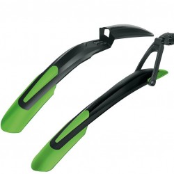 SKS - Mudguard blade set Colour 29"/27.5" plus, FW + RW, black/green