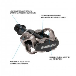 SHIMANO - PD-M540 Dual Sided Black Pedal