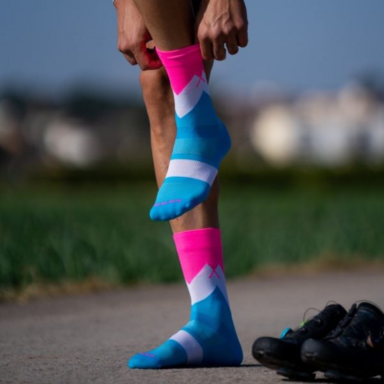 Sporcks - MONT TENDRE PINK – Cycling Sock