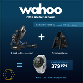 WAHOO BLACK FRIDAY KIT. SMART TRAINER + HEADWIND = WAHOO RIVAL GPS (379,99 EUR) AS A GIFT