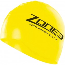 ZONE3 - Hi Viz Silicone Swim Cap Orange