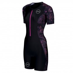 ZONE3 - Women's Activate Plus Stealth Camo Full Print Short Sleeve Trisuit