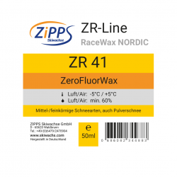 Zipps ZR 41 ZeroFluor - 50ml Air: min. 0°